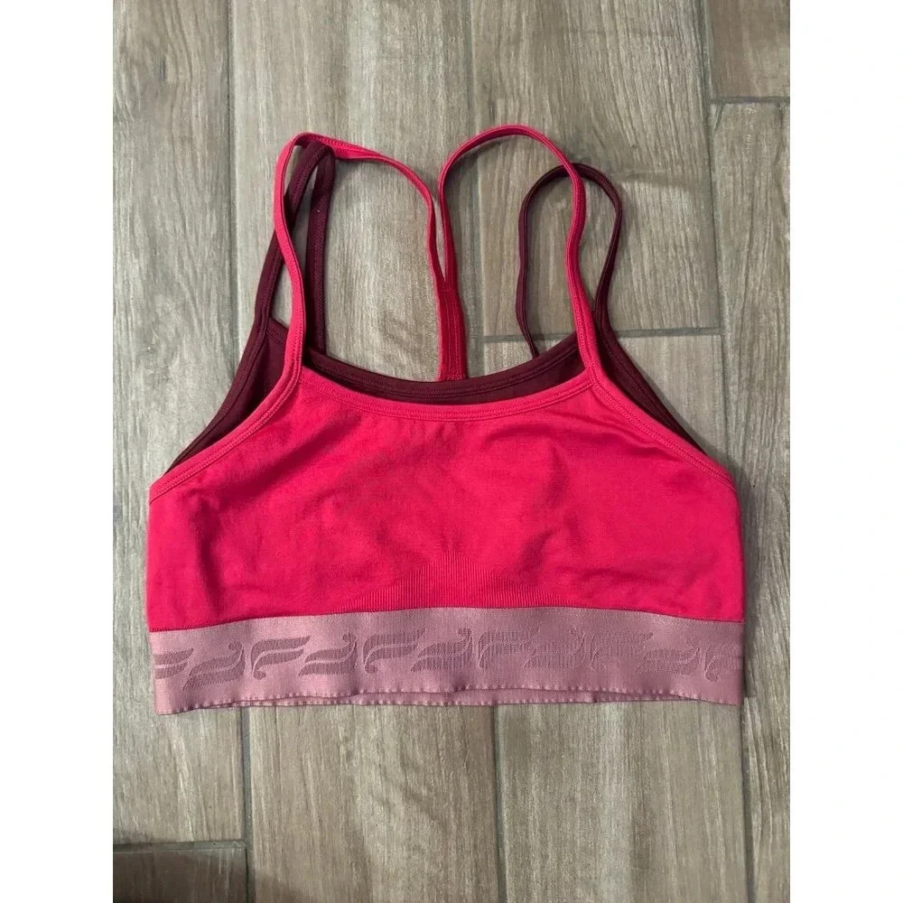 Fabletics size medium maroon sports bra